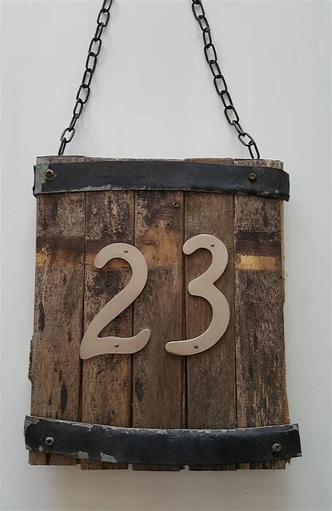 rustic metal house numbers|8 inch wooden house numbers.